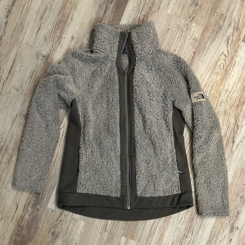 The North Face Women's Gray Teddy Jacket